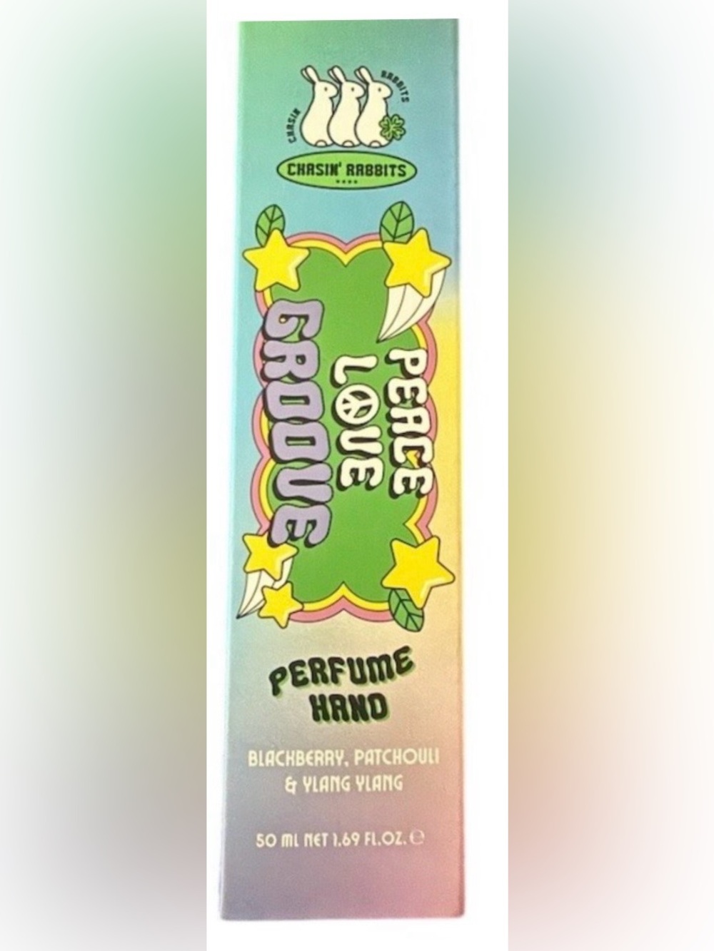 Chasin’ Rabbits Peace Love Groove Perfume Hand Moisturizer - Full Size NEW Box